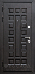 Черная входная дверь из металла №9 - фото №2