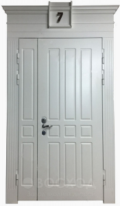 Фото стальная дверь Парадная дверь №50 с отделкой Массив дуба