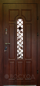 Дверь с ковкой №10 - фото