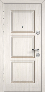 Белая входная дверь в новостройку №18 - фото №2